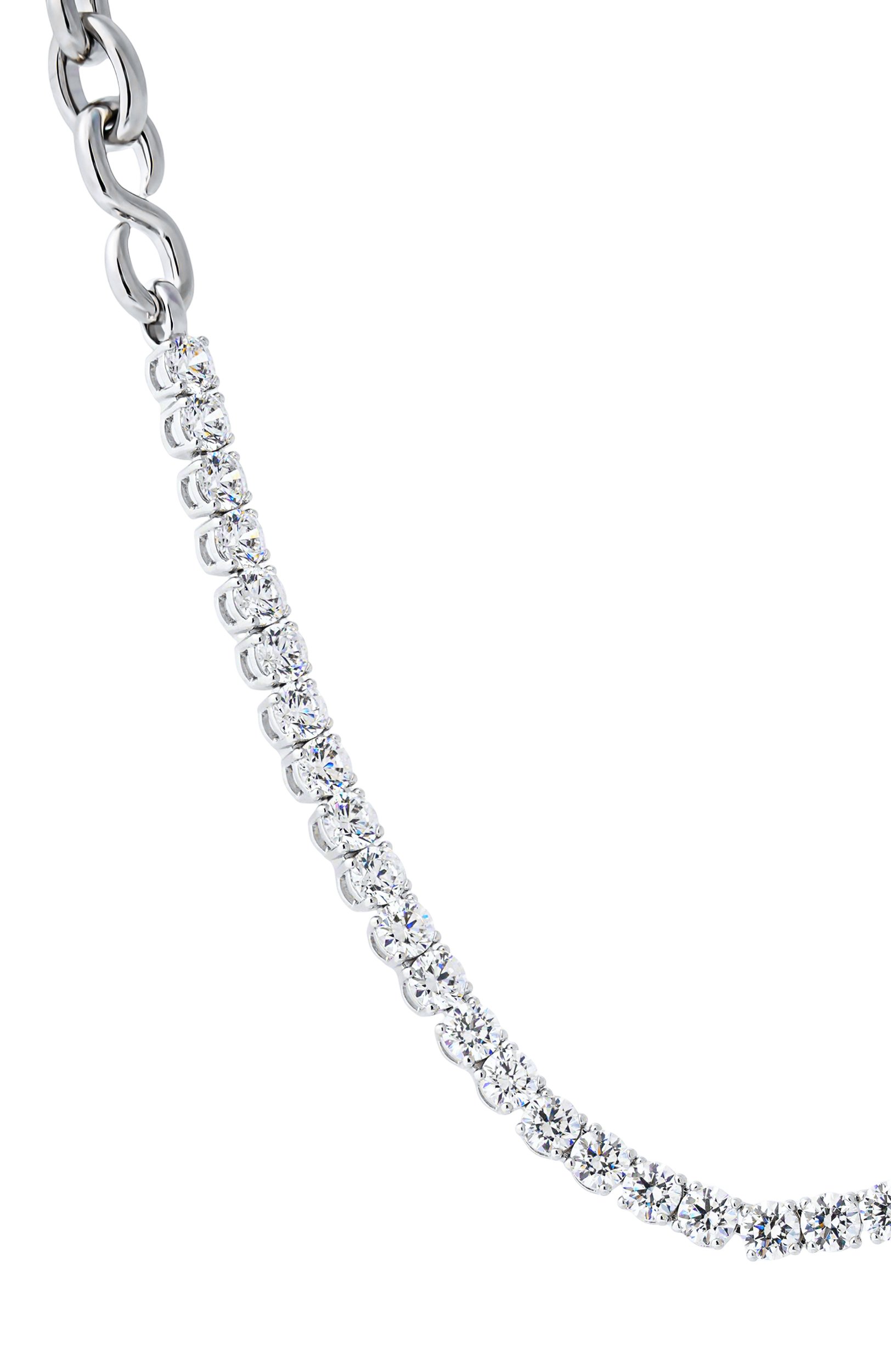 Колье matrix SWAROVSKI серебряного цвета по цене 35400 руб., арт. 5747732, фото 3 Колье matrix SWAROVSKI, арт. 5747732, фото 3