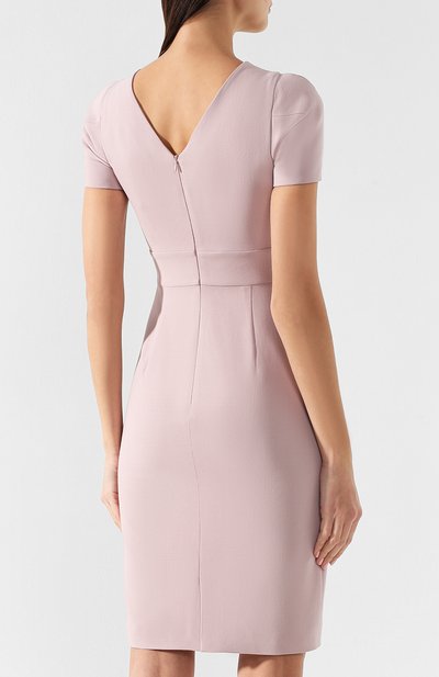 Шерстяное платье GIORGIO ARMANI розового цвета по цене 199500 руб., арт. 9SHVA01S/T001T, фото 4 Шерстяное платье GIORGIO ARMANI, арт. 9SHVA01S/T001T, фото 4