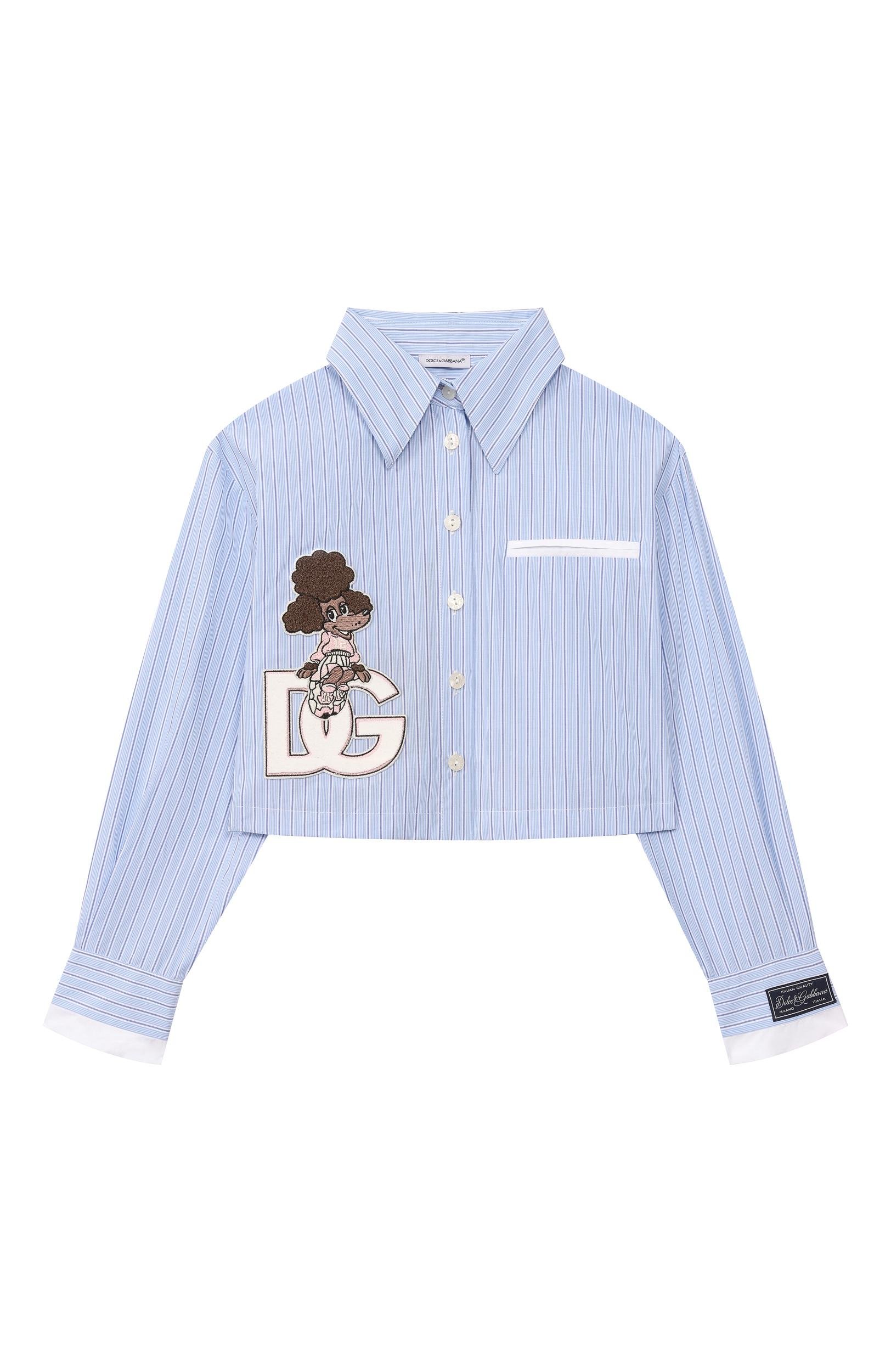 Хлопковая рубашка DOLCE & GABBANA, арт. L56S69/FR54Q, фото 1