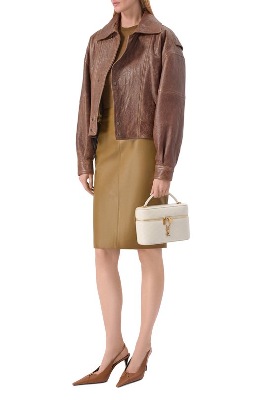 Сумка Gaby large Saint Laurent 851572/1EL07 Кремовый  851572/1EL07 Фото 3