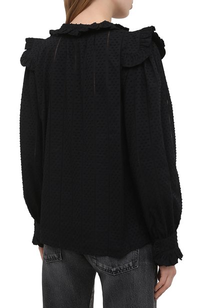 Блузка из хлопка и вискозы BY MALENE BIRGER, арт. Q68829011/GIV0TIALA, фото 4