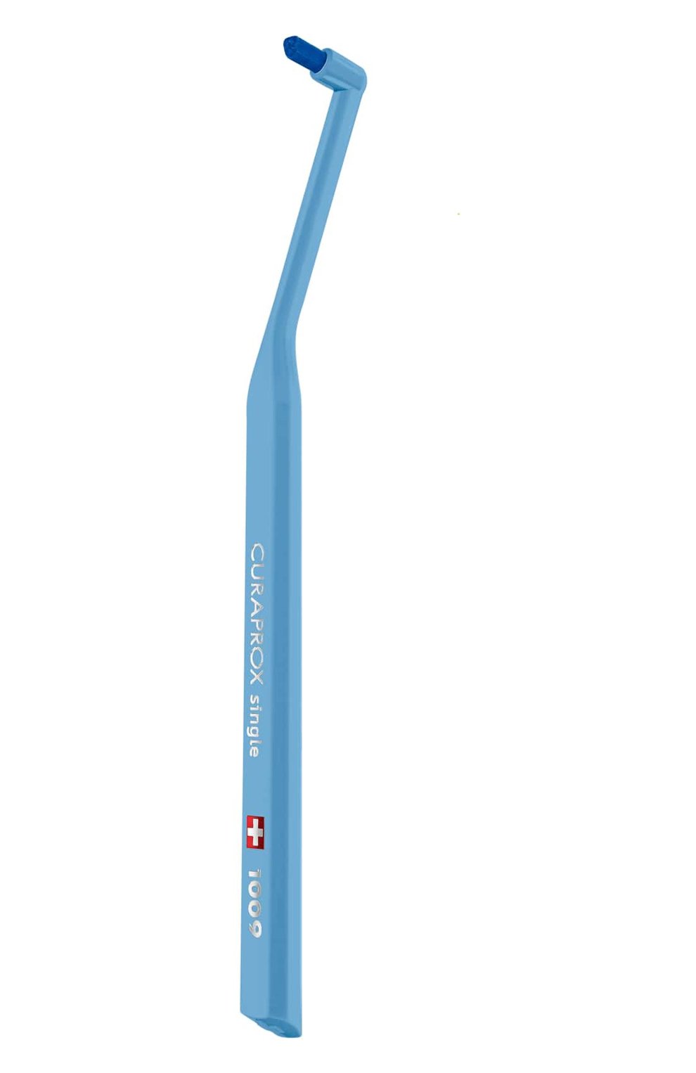 Голубая монопучковая щетка single & sulcular 6мм CURAPROX, арт. 7640134161883, фото 1