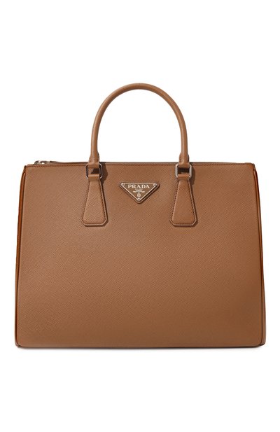 Мужская кожаная сумка-тоут PRADA, арт. 2VG061-2FAD-F0401-OOF