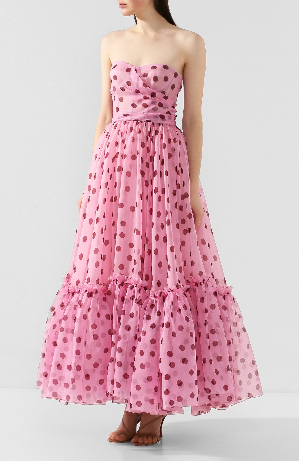 Шелковое платье DOLCE & GABBANA, арт. F6H2HT/HS19Z, фото 3