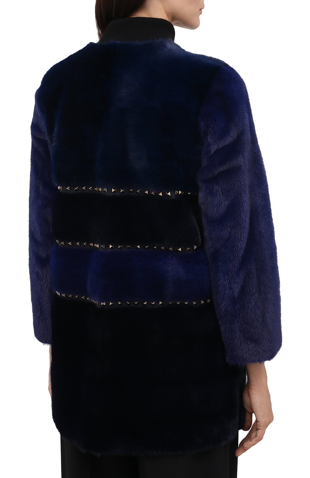 Шуба VALENTINO синего цвета по цене 2405000 руб., арт. VGF03BS0CPP0803, фото 4 Шуба VALENTINO, арт. VGF03BS0CPP0803, фото 4