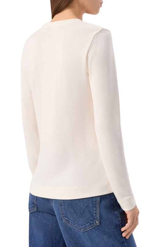 Лонгслив из лиоцелла Windsor 52 DT306 10019878/30047126 Кремовый  52 DT306 10019878/30047126 Фото 4