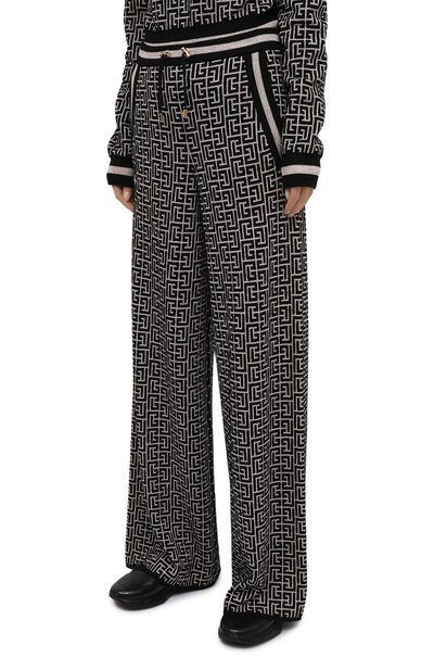 Брюки из шерсти и льна BALMAIN, арт. WF10B015/K256, фото 3