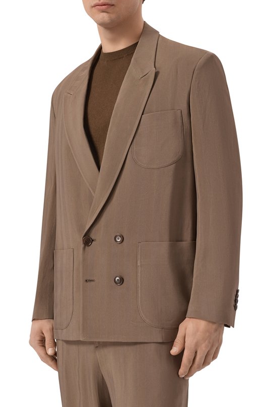 Костюм из вискозы Giorgio Armani GM003532/TE20821 Коричневый  GM003532/TE20821 Фото 2