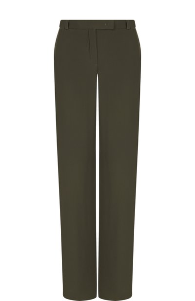 Женские однотонные расклешенные брюки из шелка LORO PIANA, арт. FAI1059