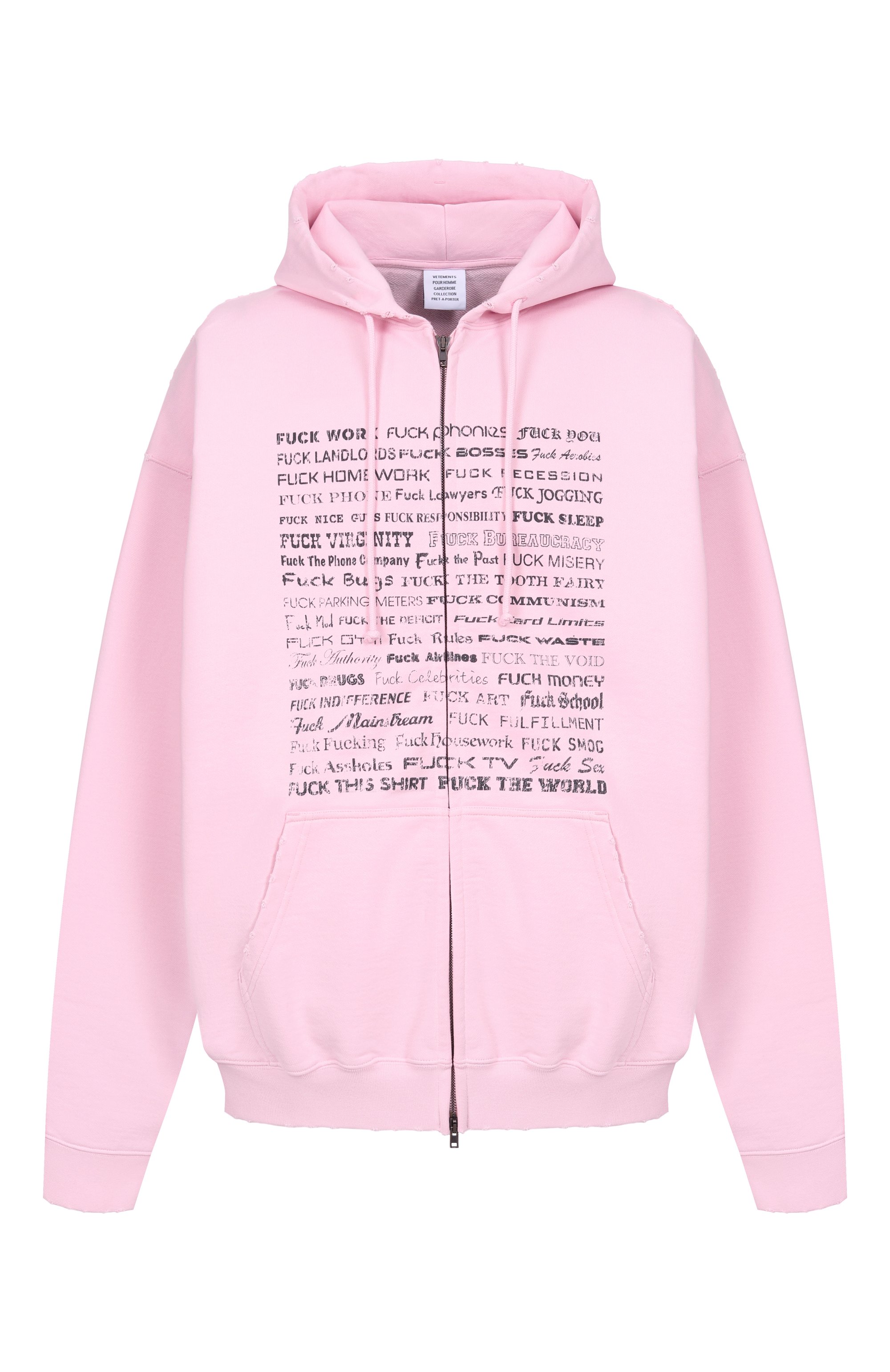 Хлопковая толстовка VETEMENTS, арт. ME76ZU209PX/1302 M0LLET0N, фото 1