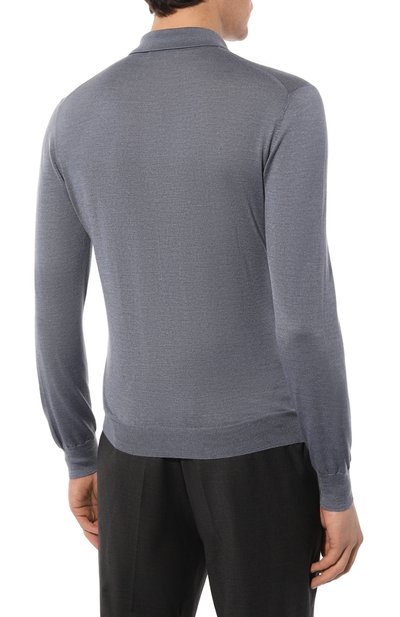 Поло из шерсти и шелка GRAN SASSO, арт. 57132/13190, фото 4