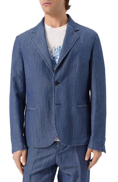 Пиджак из хлопка и льна INLINUM, арт. JAC0B, фото 4