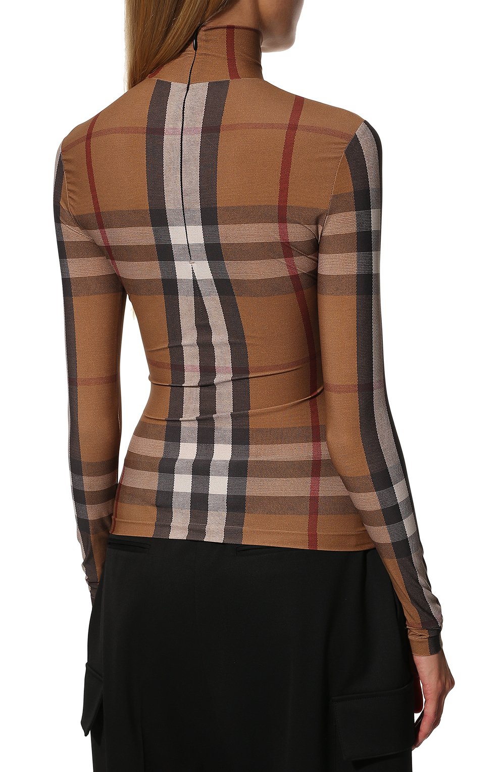 Водолазка BURBERRY коричневого цвета по цене 63650 руб., арт. 8043429, фото 4 Водолазка BURBERRY, арт. 8043429, фото 4