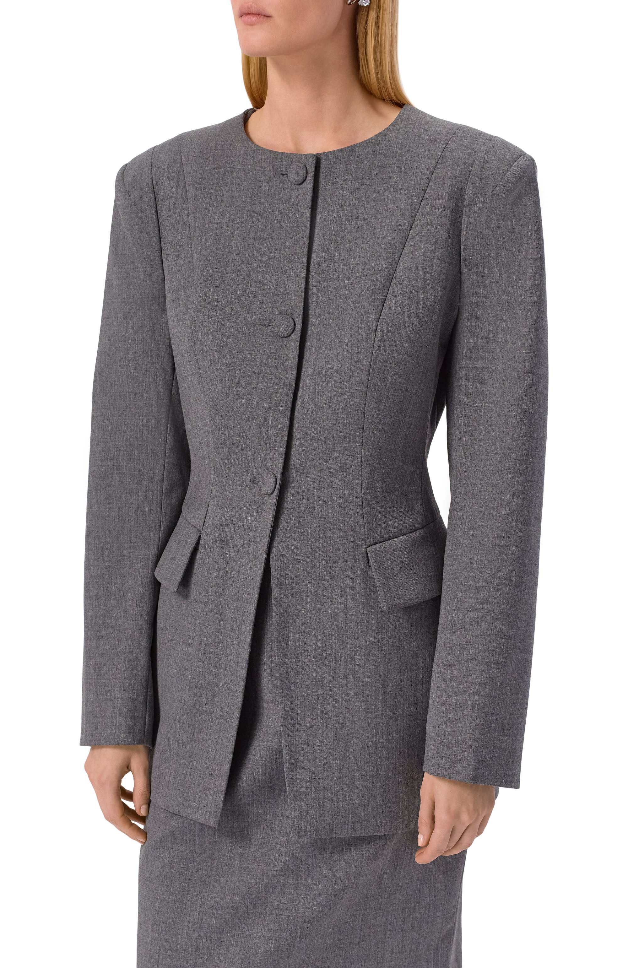 Жакет из шерсти и вискозы BORNE BOURGEOIS, арт. SW-JK-BO-1023, фото 3