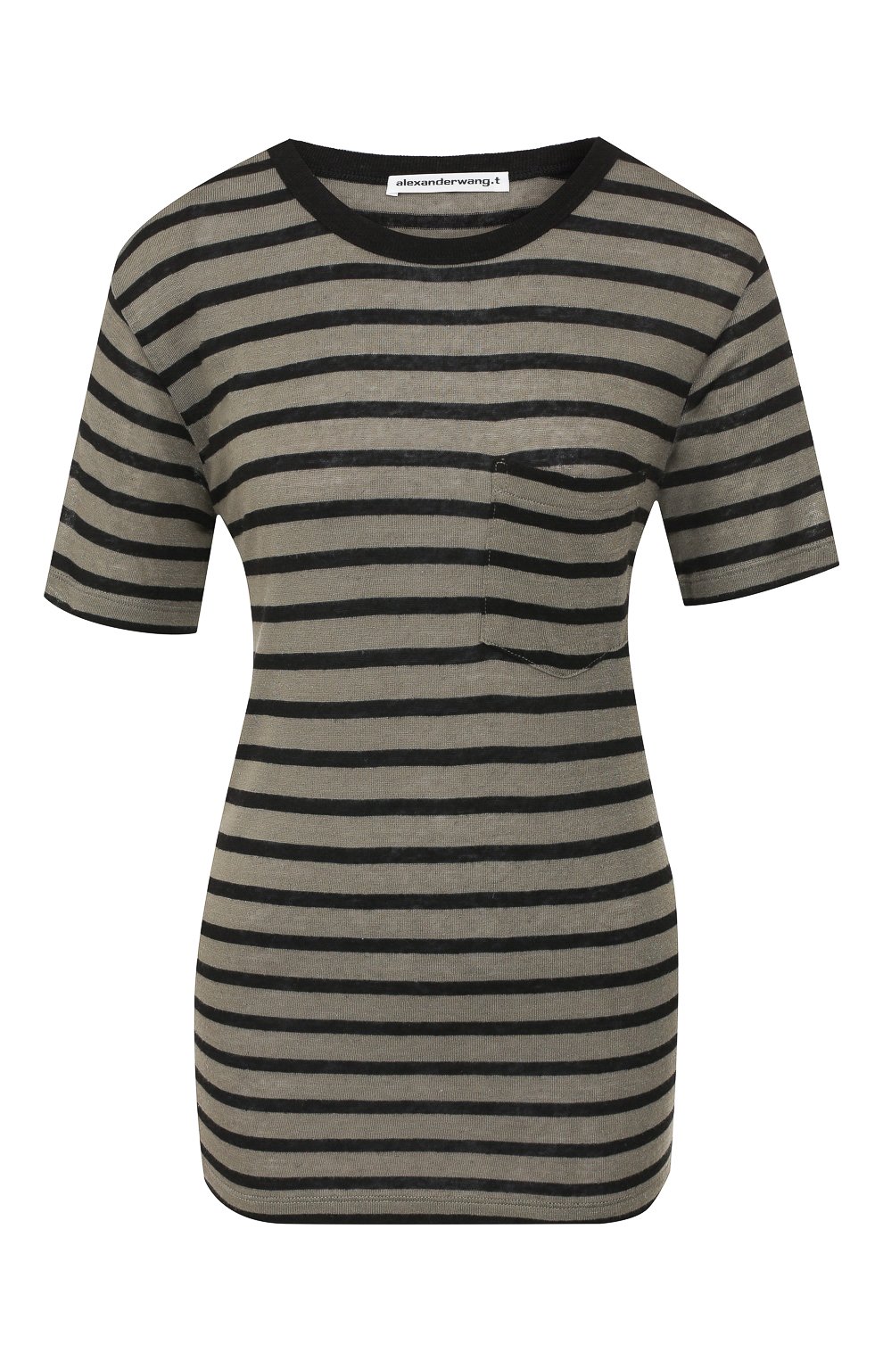 Футболка из смеси вискозы и льна ALEXANDERWANG.T, арт. 4CC2191037, фото 1