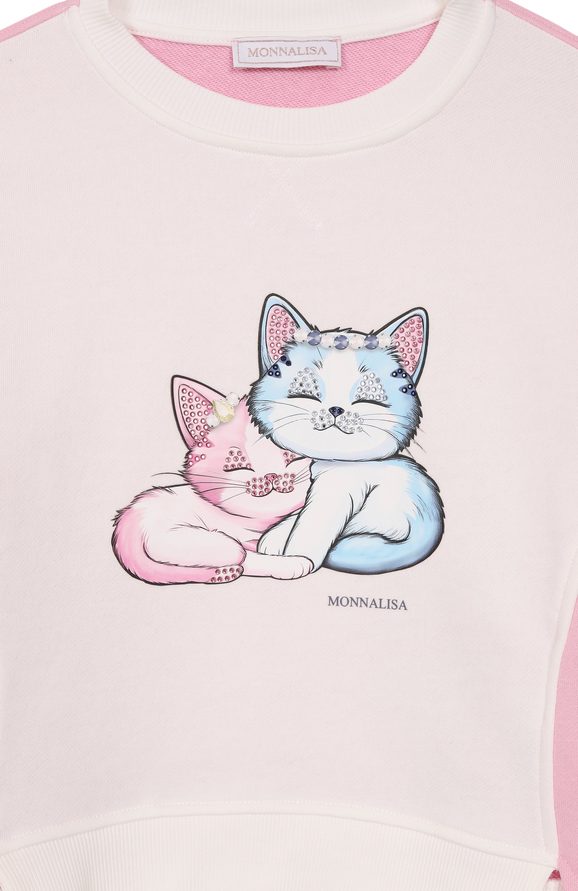 Комплект из свитшота и брюк MONNALISA, арт. 19F505, фото 4