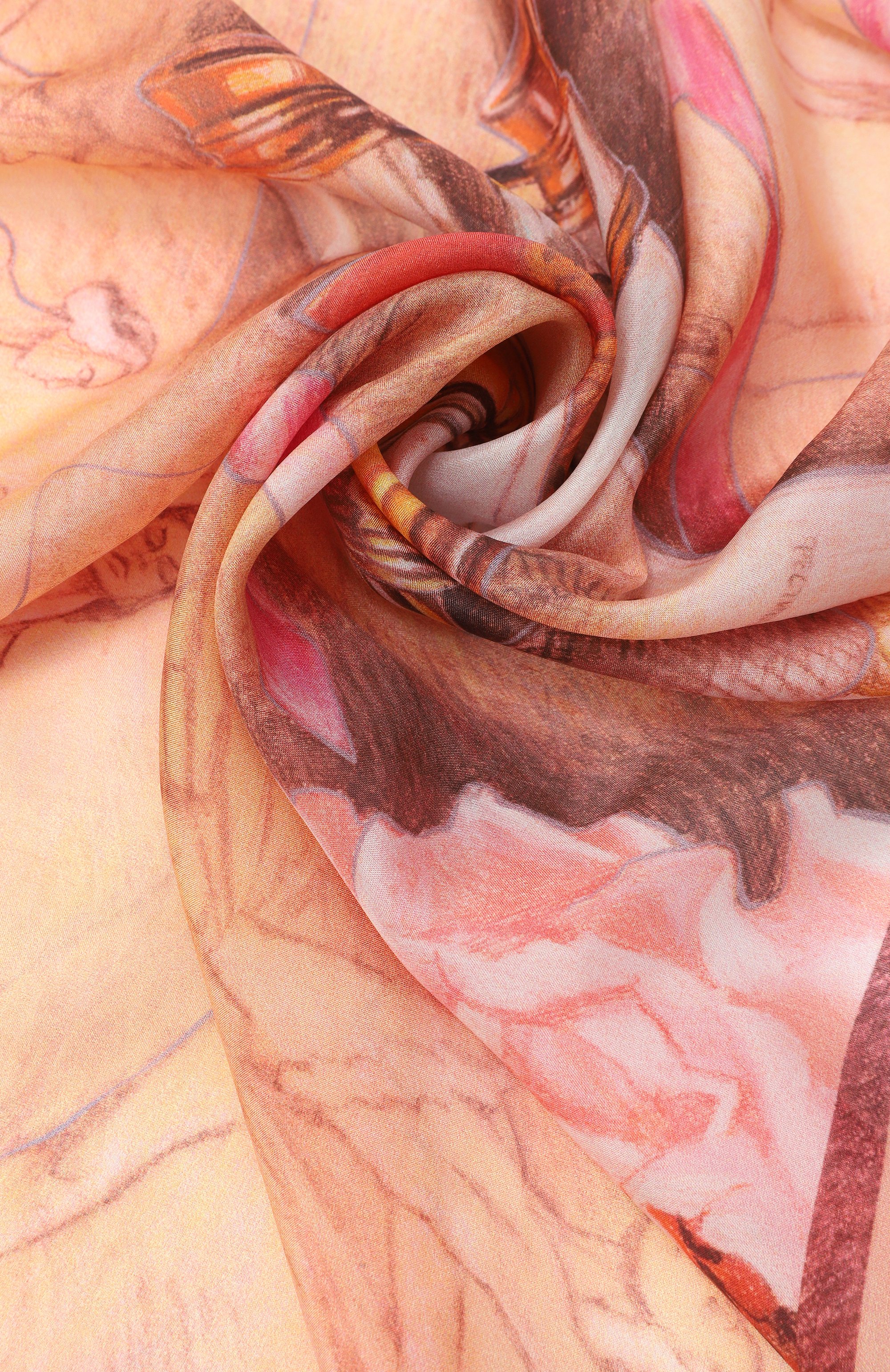 Шелковый платок балет GOURJI, арт. 91122137/62172, фото 4