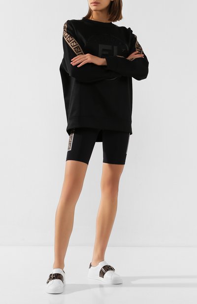 Шорты FENDI черного цвета по цене 35650 руб., арт. FAB201 AB4A, фото 2 Шорты FENDI, арт. FAB201 AB4A, фото 2