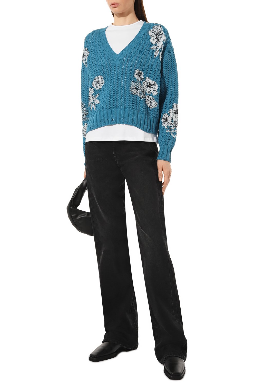 Хлопковый свитер PINKO, арт. 101131-A00V, фото 2