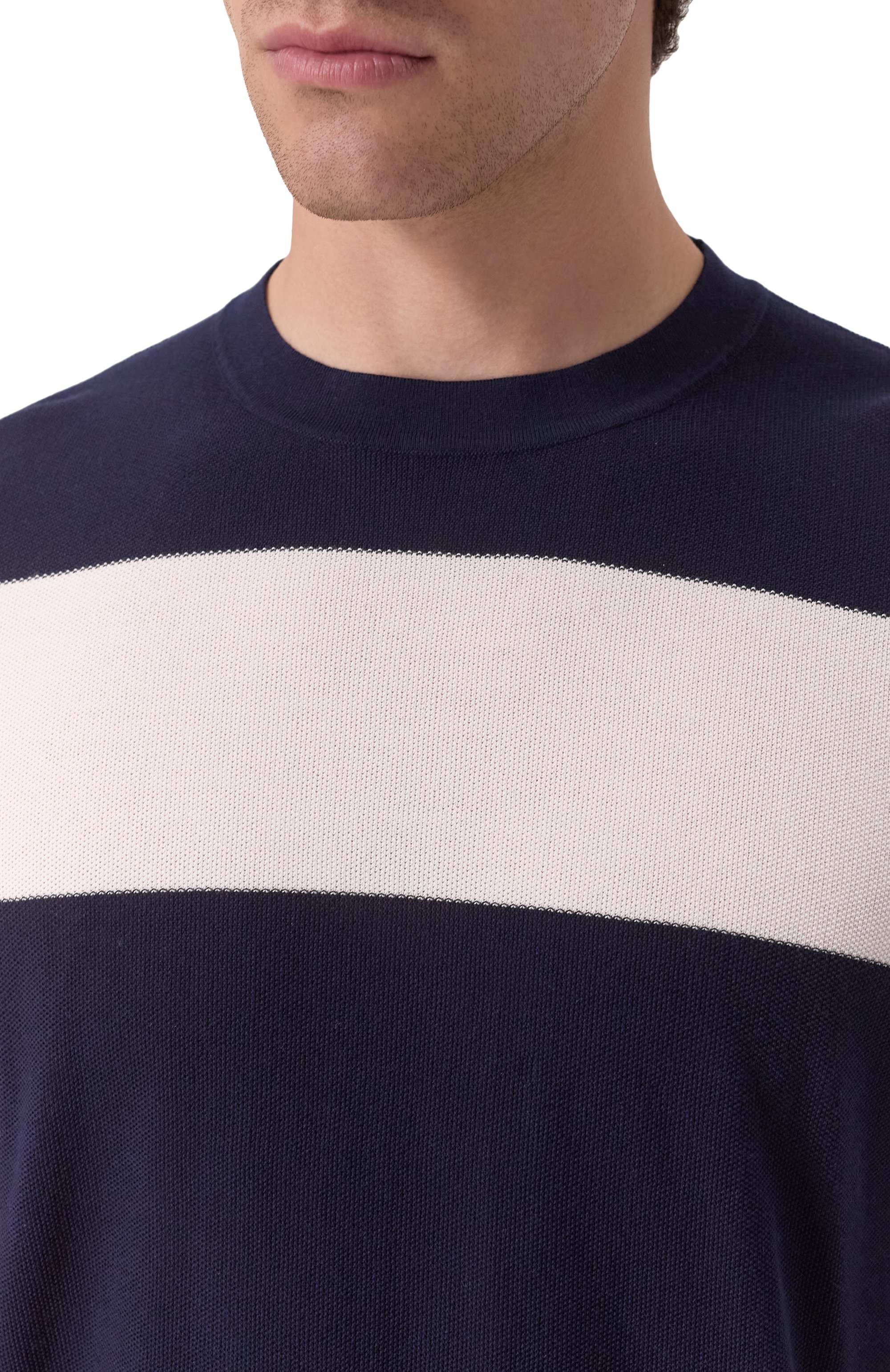 Хлопковый джемпер KITON, арт. UMM064603, фото 5