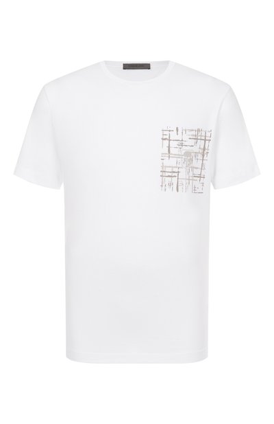 Мужская хлопковая футболка CORNELIANI, арт. 26G583-2625024