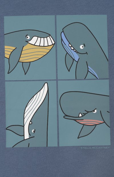 Хлопковая футболка STELLA MCCARTNEY, арт. TY8Q01, фото 3