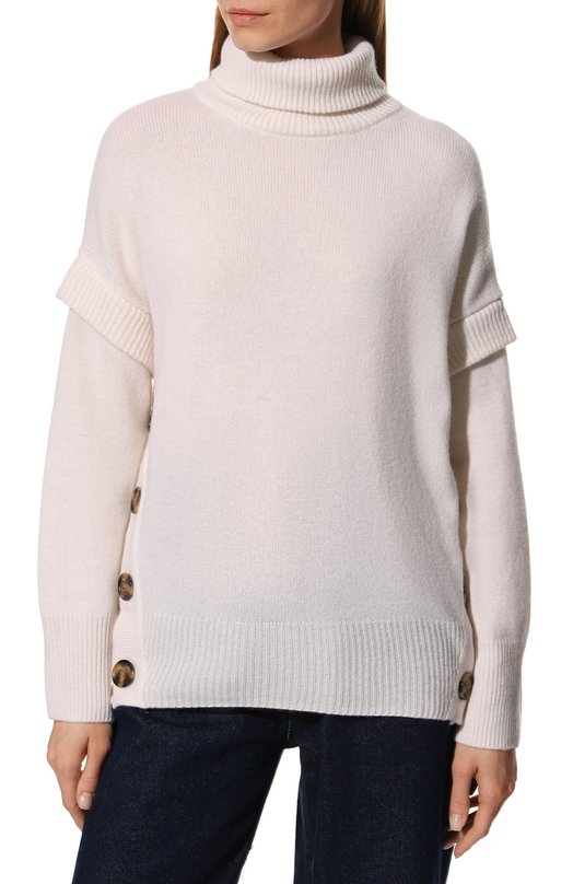 Кашемировый свитер Not Shy Белый, фото 3