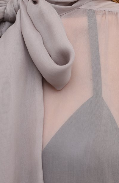 Шелковая блузка SAINT LAURENT, арт. 641580/Y065W, фото 5
