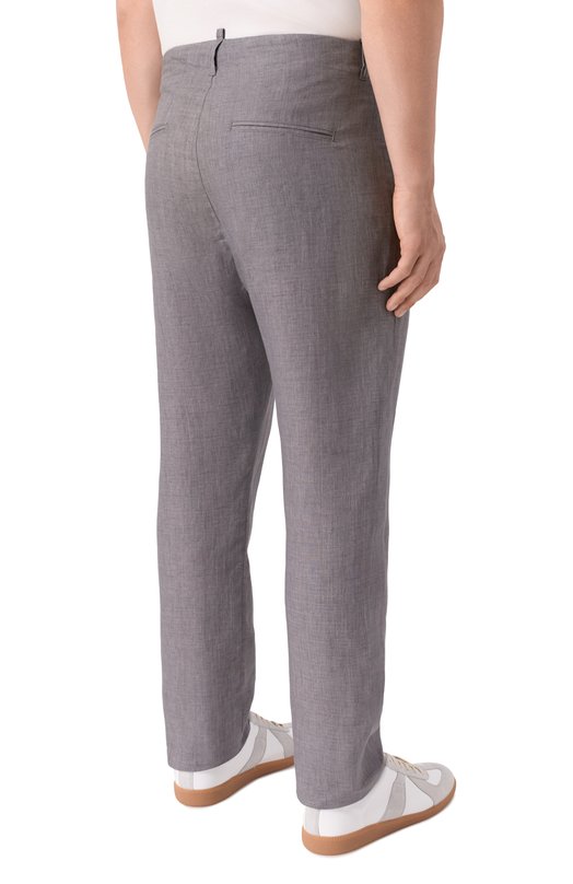 Льняные брюки Hannes Roether BAR21BE.619 Серый  BAR21BE.619 Фото 4