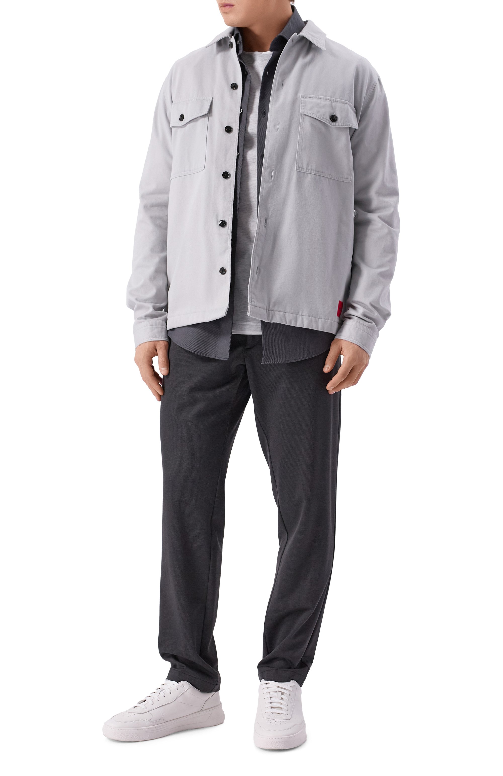 Хлопковая куртка-рубашка HUGO, арт. 50468744, фото 2