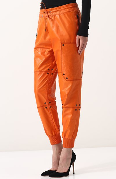 Однотонные кожаные джоггеры TOM FORD, арт. PAL642-LEX182, фото 3