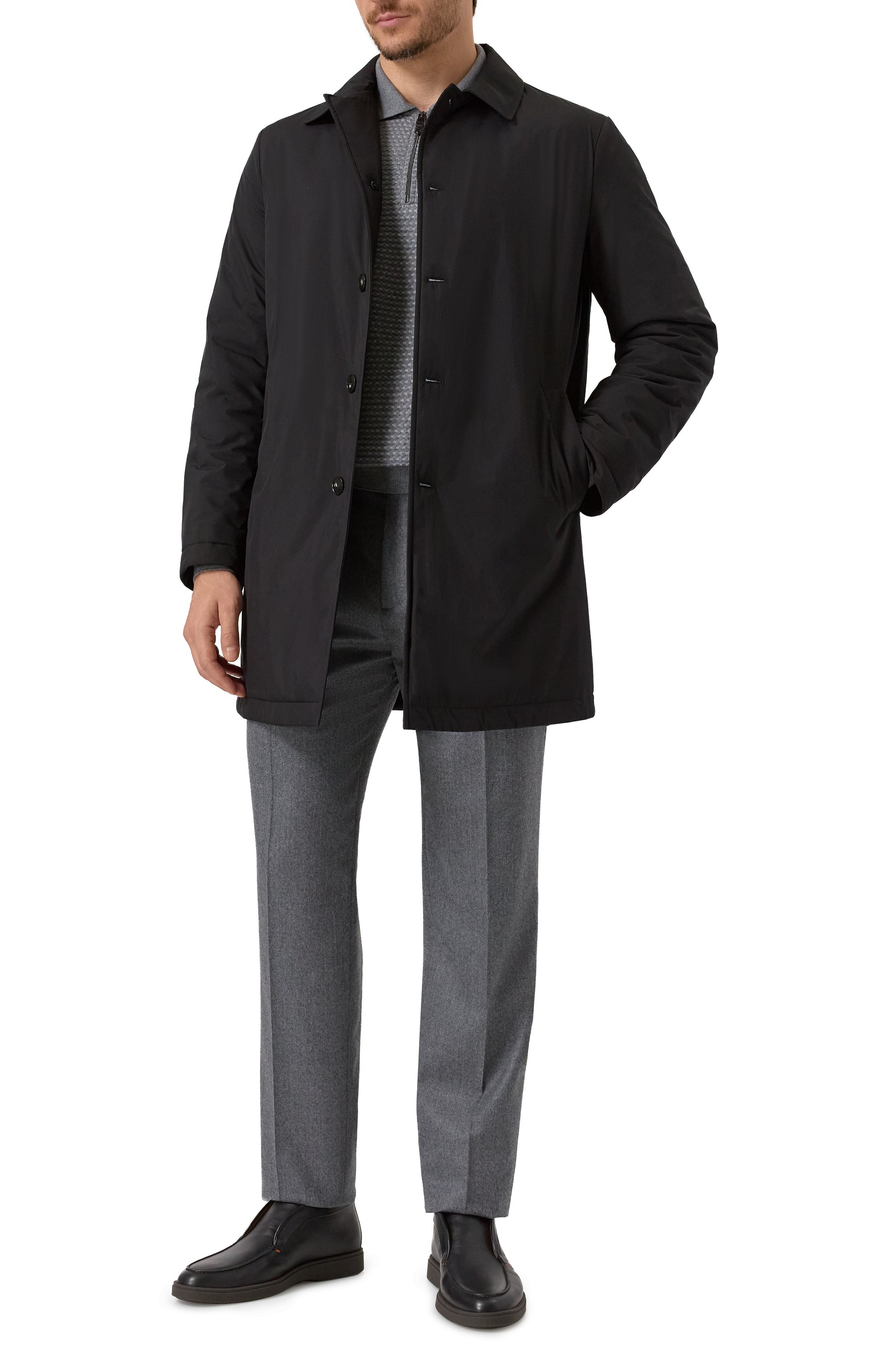 Кожаные ботинки detroit SANTONI, арт. MGDG17823SM0GBYP, фото 2