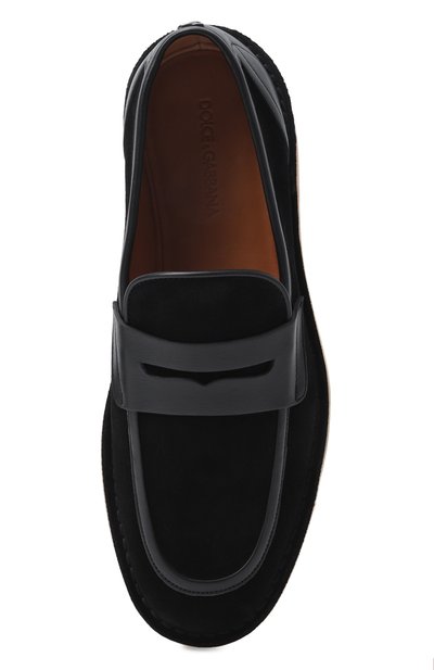 Замшевые пенни-лоферы florio DOLCE & GABBANA, арт. A50744/A0084, фото 5