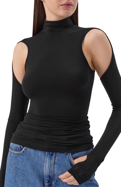 Топ GOOROO черного цвета по цене 54810 руб., арт. KTP015-8731-900-FW25/26, фото 5 Топ GOOROO, арт. KTP015-8731-900-FW25/26, фото 5