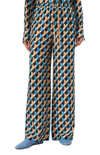 Шелковые брюки LORENA ANTONIAZZI, арт. P2567PA31D/4885, фото 3