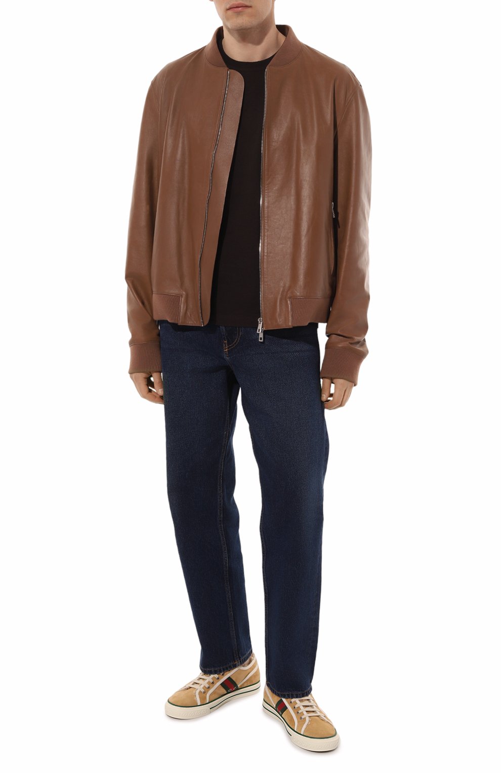 Замшевые кеды tennis 1977 GUCCI, арт. 649329 UAE10, фото 2