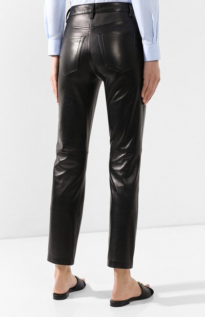 Кожаные брюки KHAITE, арт. 3026705/L705, фото 4