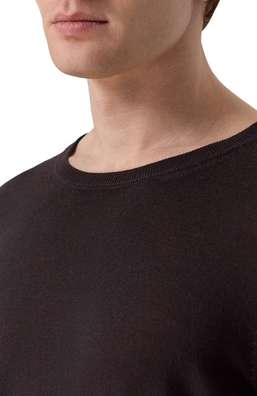 Шерстяной джемпер BOSS 50468239 Коричневый  50468239 Фото 5