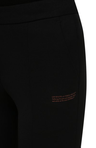 Брюки OFF-WHITE черного цвета по цене 59900 руб., арт. 0WCA136F21FAB002, фото 5 Брюки OFF-WHITE, арт. 0WCA136F21FAB002, фото 5