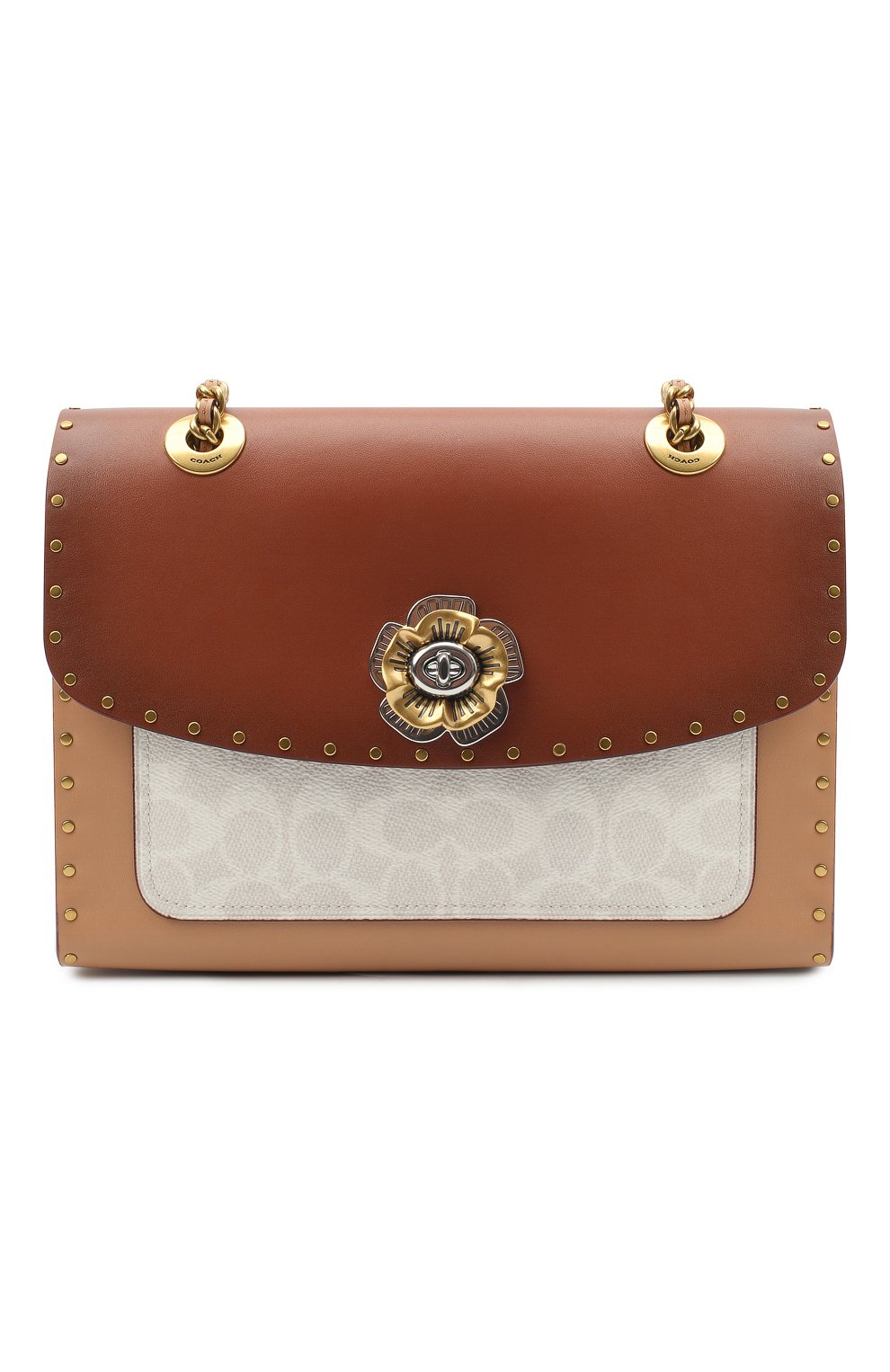 Сумка parker COACH коричневого цвета по цене 59400 руб., арт. 967, фото 1 Сумка parker COACH, арт. 967, фото 1