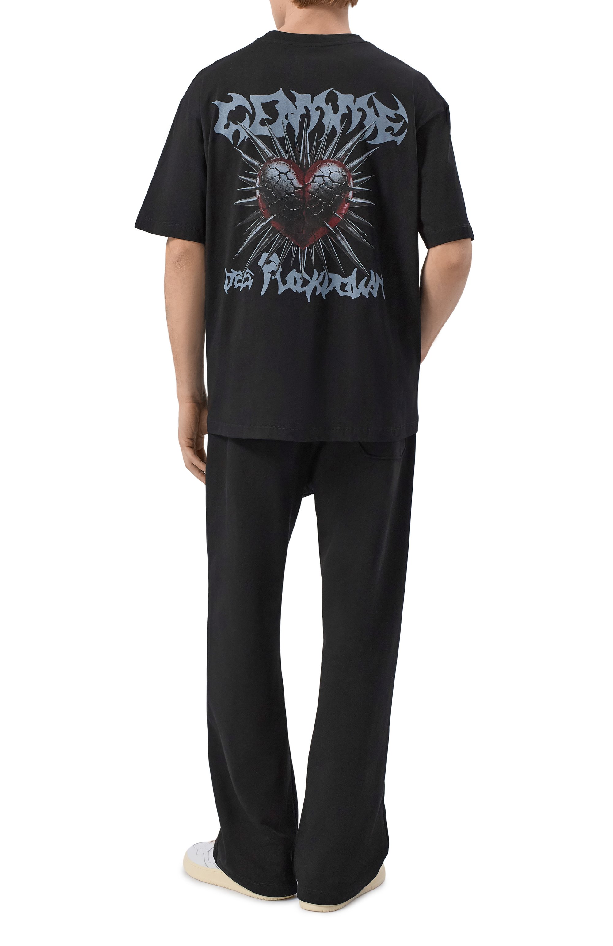 Хлопковая футболка COMME DES FUCKDOWN черного цвета по цене 7510 руб., арт. CFABM01952, фото 2 Хлопковая футболка COMME DES FUCKDOWN, арт. CFABM01952, фото 2