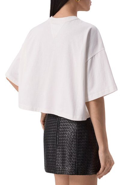 Хлопковая футболка BOTTEGA VENETA, арт. 817573/V4XI0, фото 4