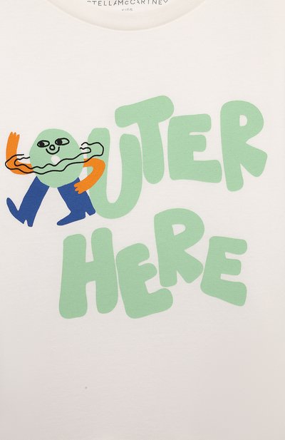 Хлопковый лонгслив STELLA MCCARTNEY, арт. TV8510, фото 3