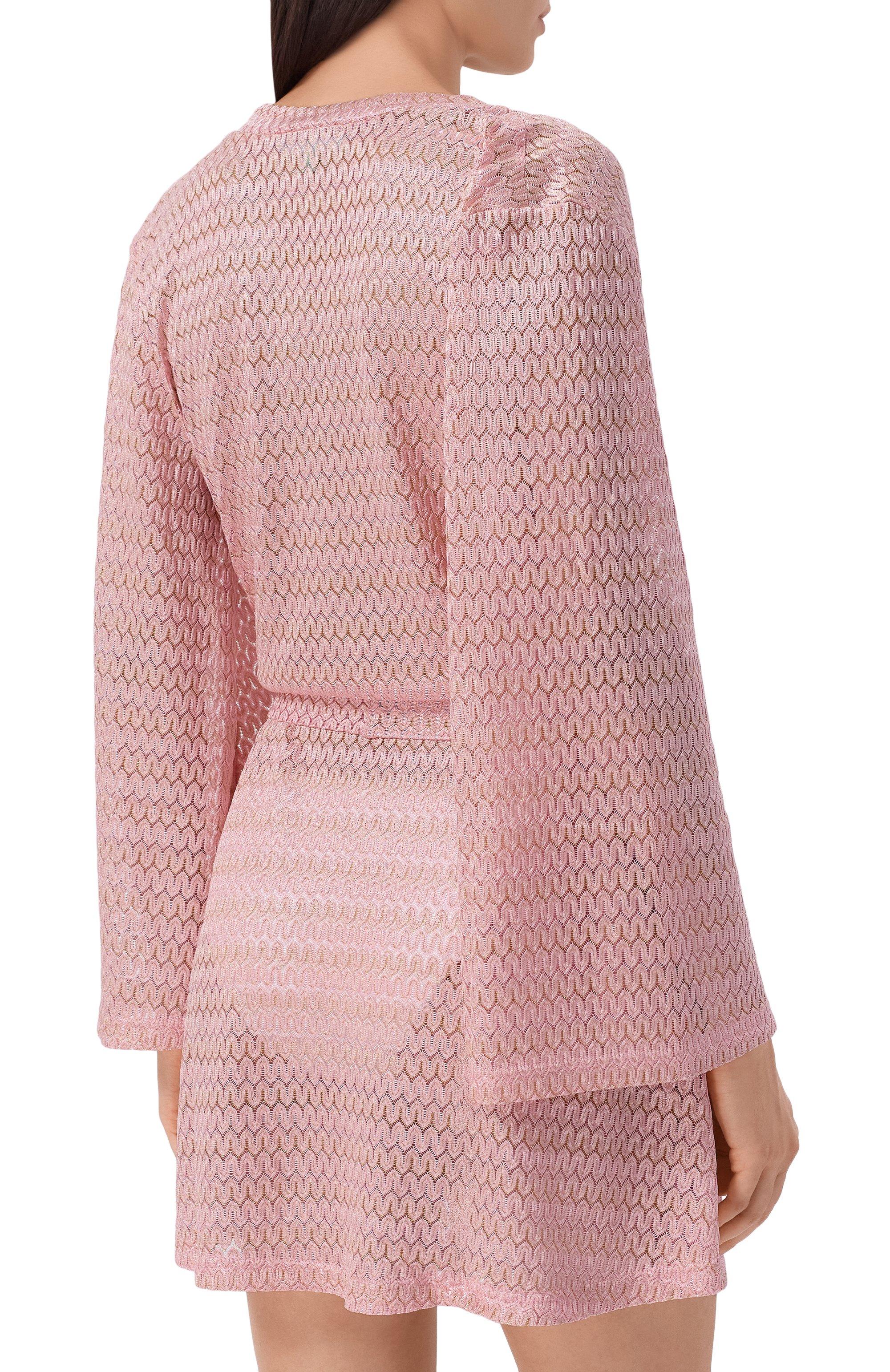 Туника MELISSA ODABASH розового цвета по цене 40020 руб., арт. ANNA CR, фото 3 Туника MELISSA ODABASH, арт. ANNA CR, фото 3