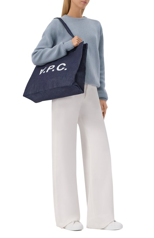 Сумка-тоут Daniela A.P.C. M61446/C0HIZ Синий  M61446/C0HIZ Фото 7
