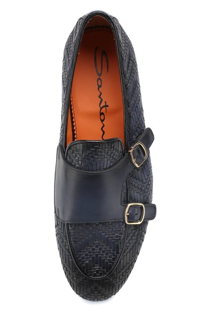 Кожаные монки SANTONI, арт. MCNC16496LA1EGTHU48, фото 5