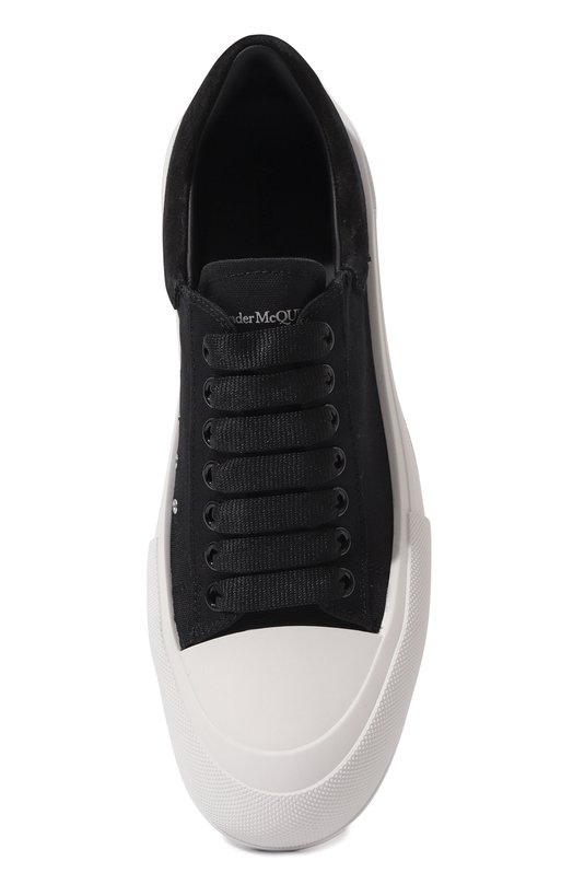 фото Текстильные кеды deck plimsoll alexander mcqueen