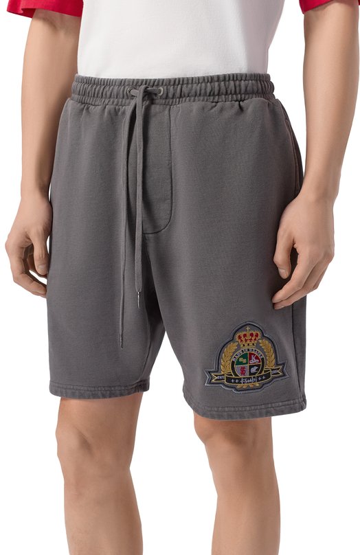 Хлопковые шорты Ksubi MPS26WA012 Серый  MPS26WA012 Фото 3