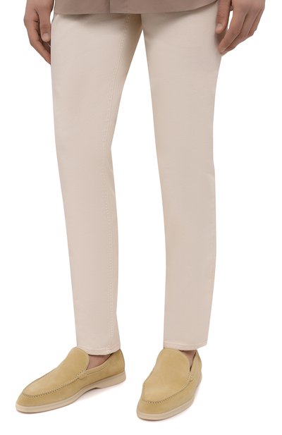 Замшевые лоферы summer walk LORO PIANA, арт. FAE8124, фото 3