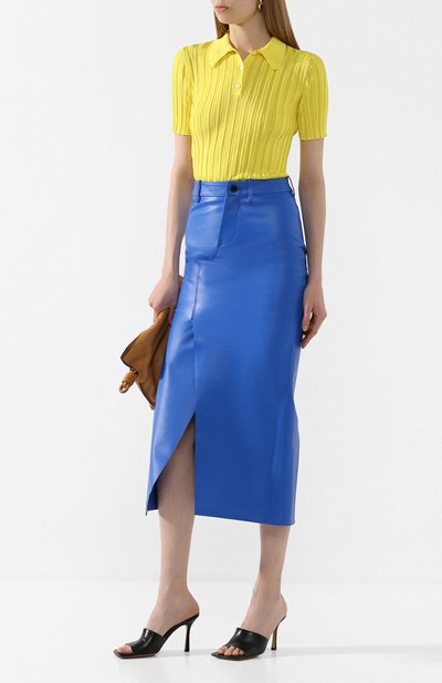 Поло из вискозы VICTORIA BECKHAM, арт. 1220KJU001101A, фото 2